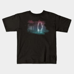 Scary shadows in the dark Kids T-Shirt